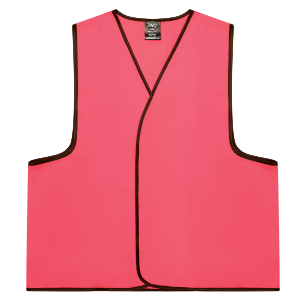 RIVO RRVVEST3 Hi-Vis Vest - Pink Safety Vests